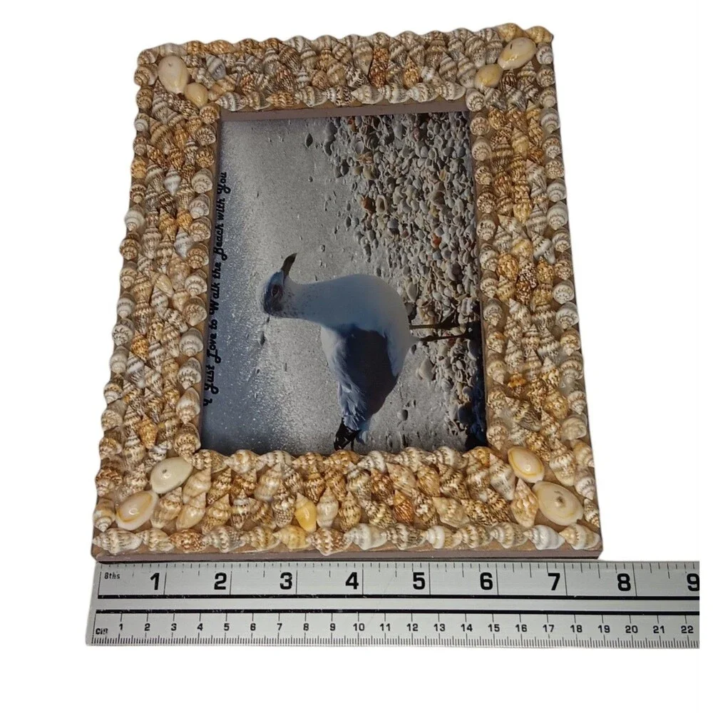 Seashell Tabletop Photo Frame 7.5
